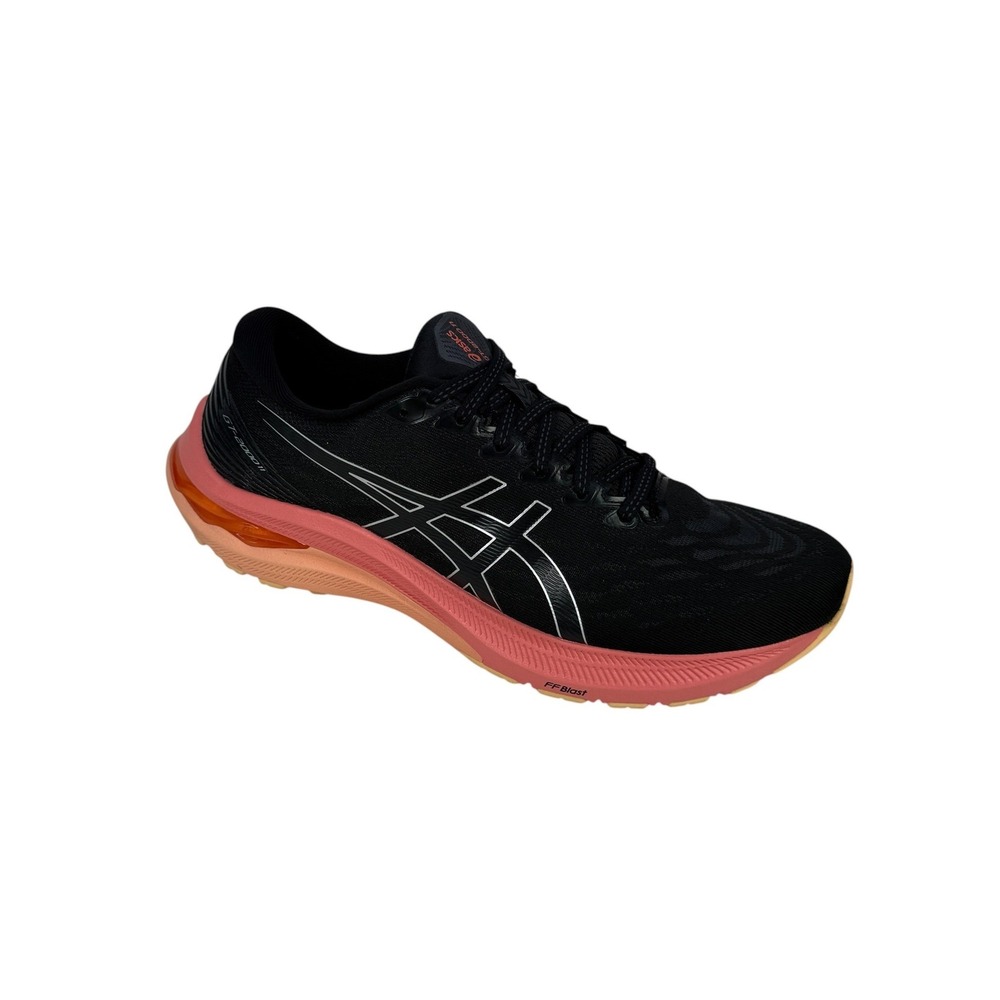 Asics GT 2000 11 Running Shoes Womens‎ 10.5 Wide Black Pure Silver 1012B303 006